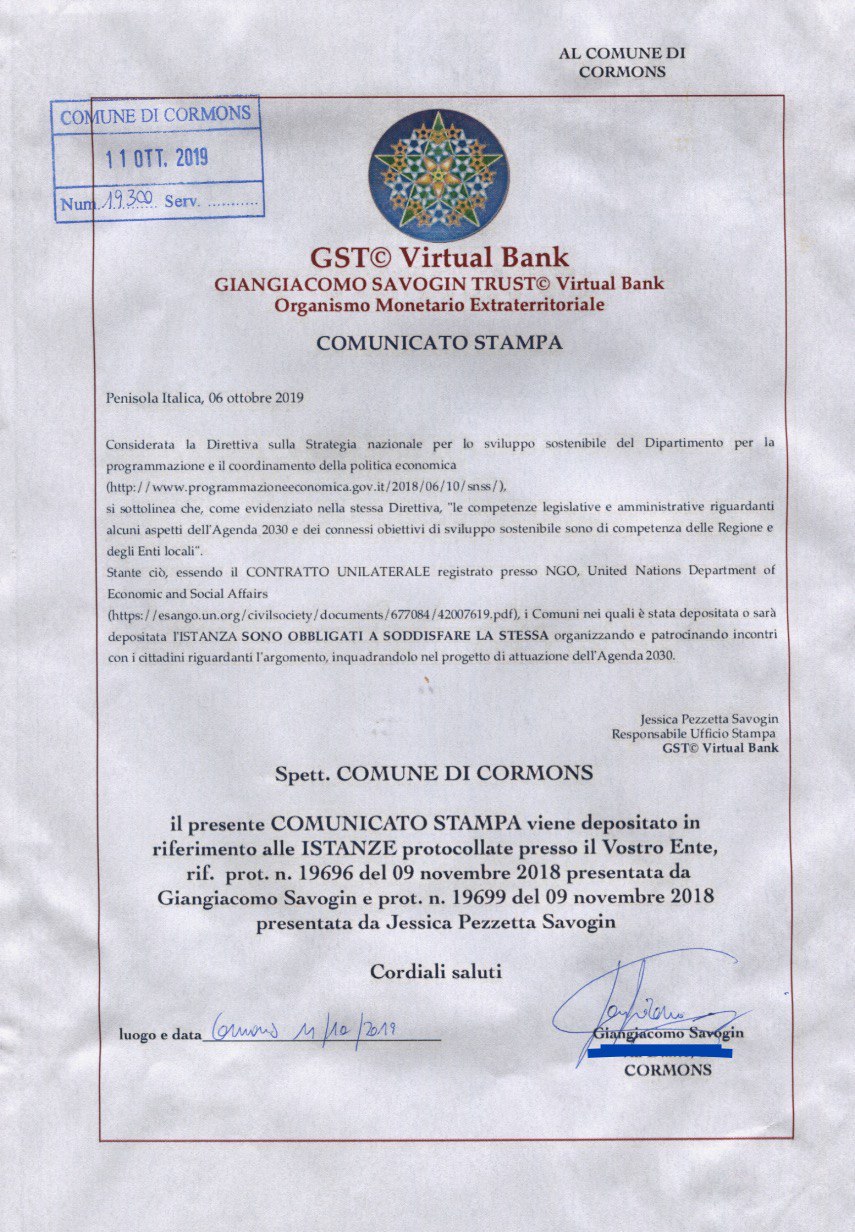 GST© Comunicato Stampa 61019