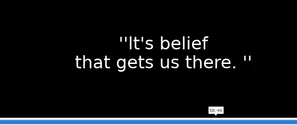 It&#39;s belief....