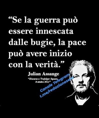 la guerra secondo assange